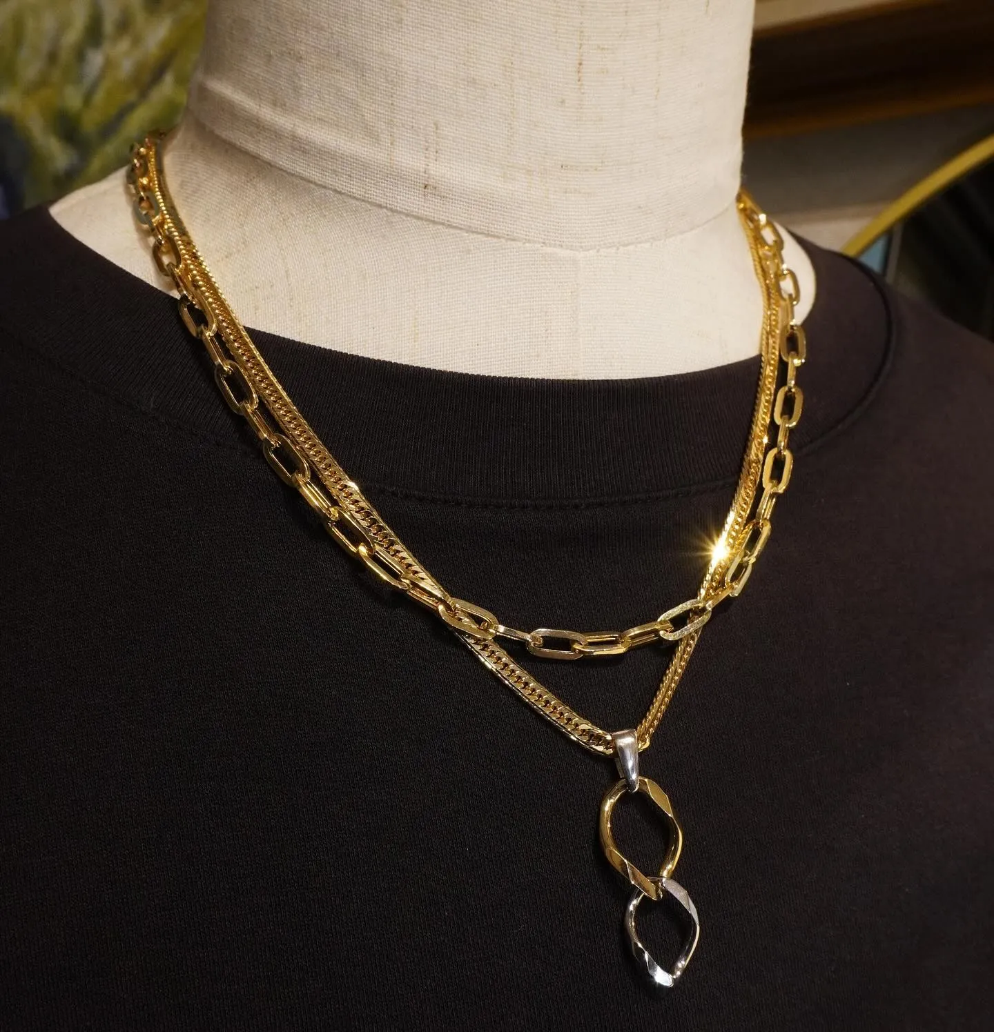 K18/Pt オンリーワンペンダント⁎⁺˳✧༚