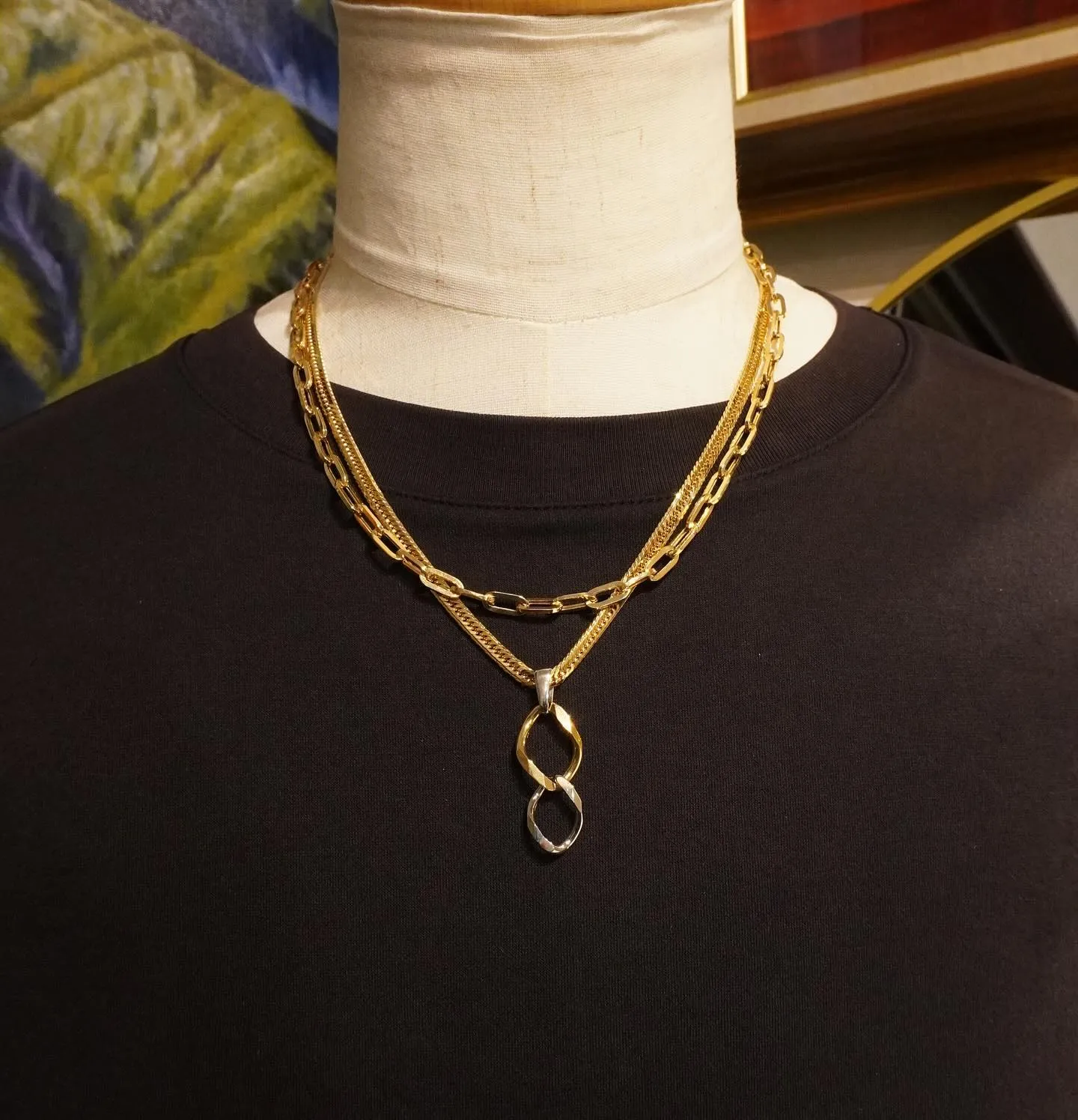 K18/Pt オンリーワンペンダント⁎⁺˳✧༚