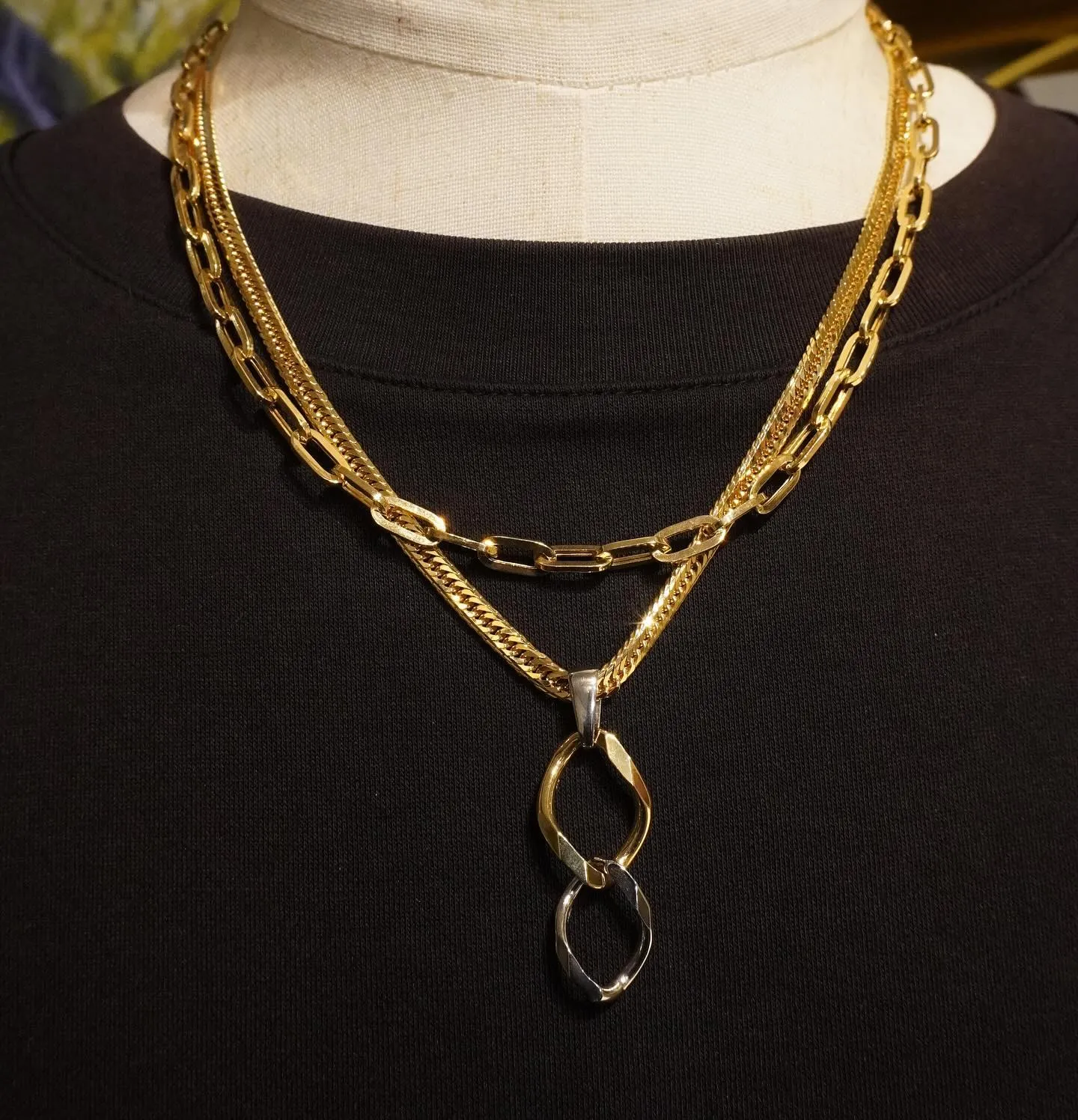 K18/Pt オンリーワンペンダント⁎⁺˳✧༚