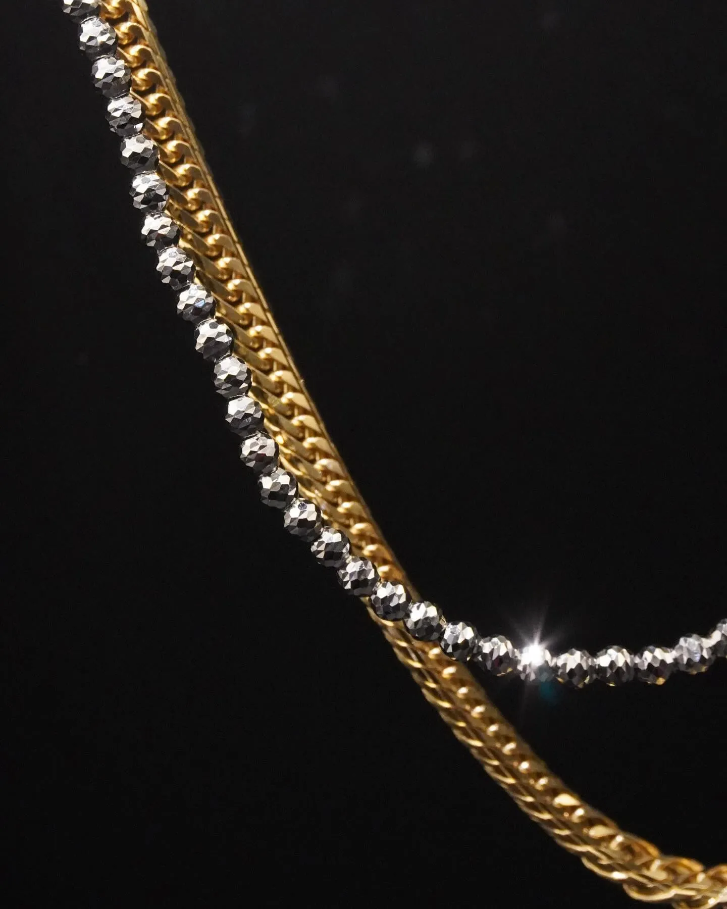 K18 pt850 重ね付け⁎⁺˳✧༚