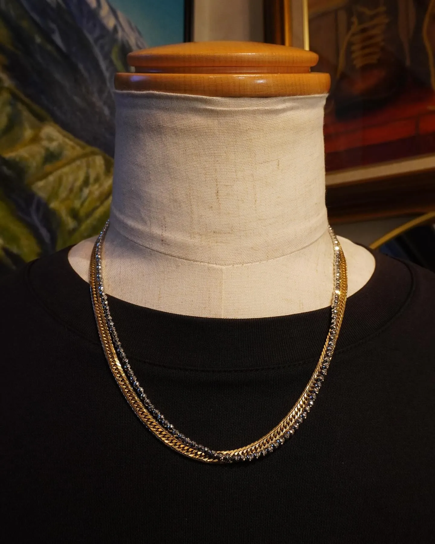 K18 pt850 重ね付け⁎⁺˳✧༚