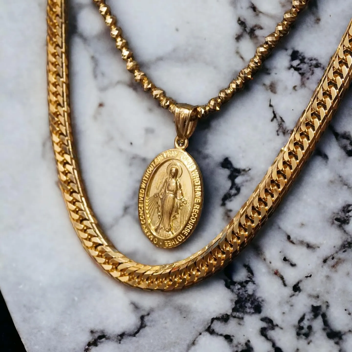 K18 マリアメダイLサイズ⁎⁺˳✧༚