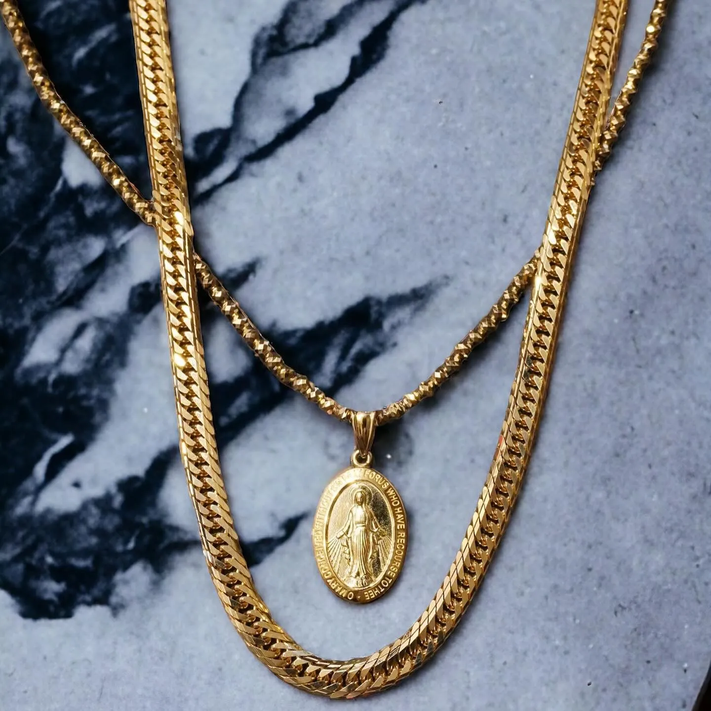 K18 マリアメダイLサイズ⁎⁺˳✧༚