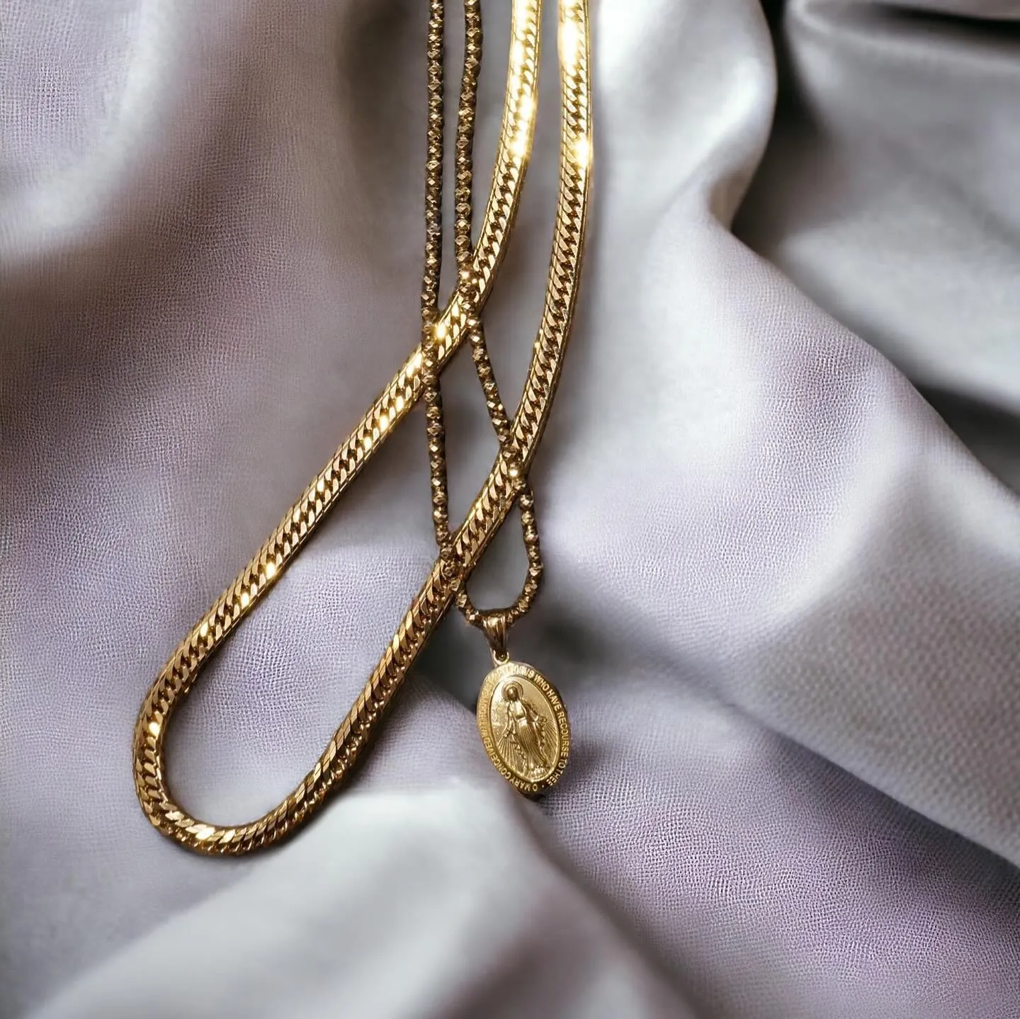 K18 マリアメダイLサイズ⁎⁺˳✧༚