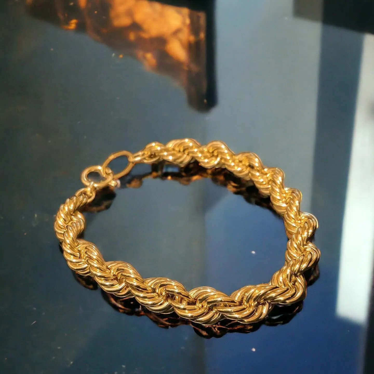 K18 ロープブレスレット⁎⁺˳✧༚