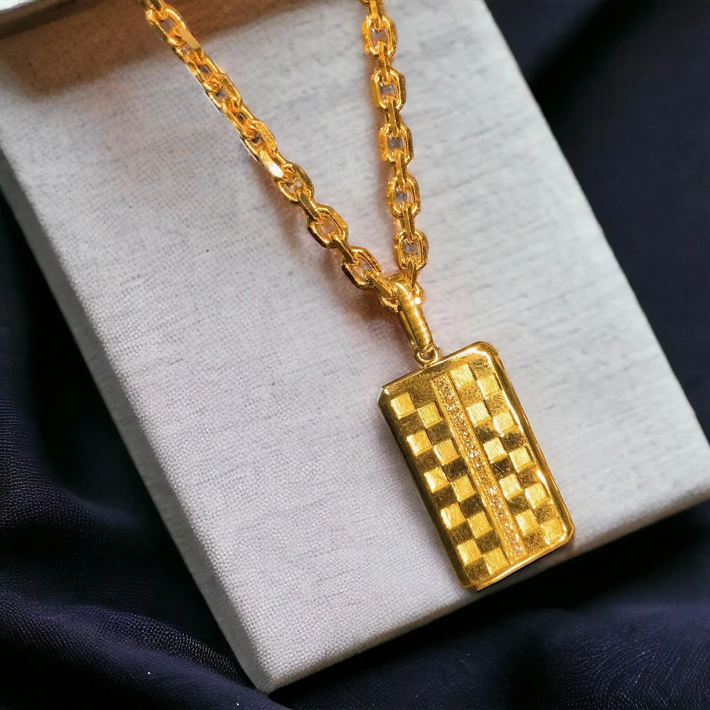 K18 プレートペンダント⁎⁺˳✧༚