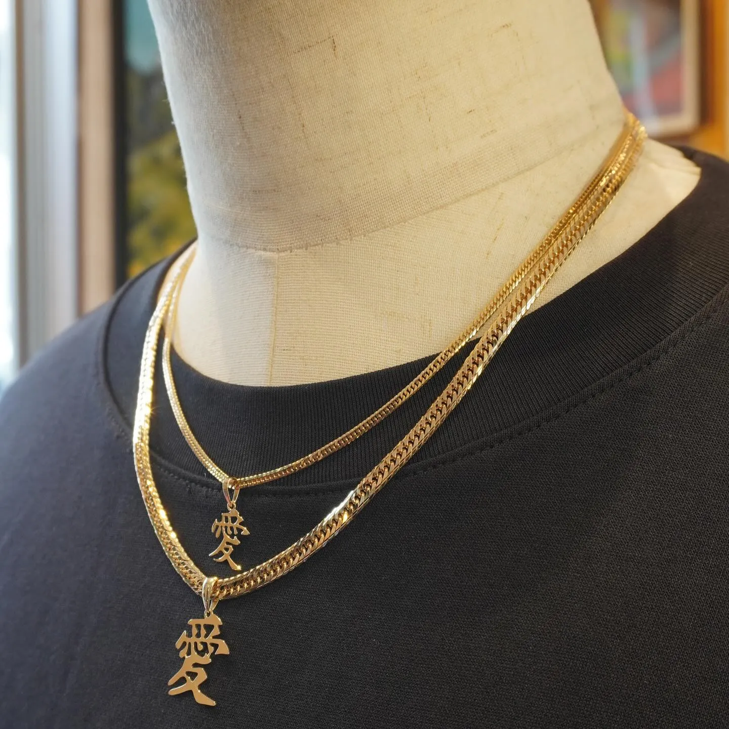 K18 クセ強ペンダント⁎⁺˳✧༚