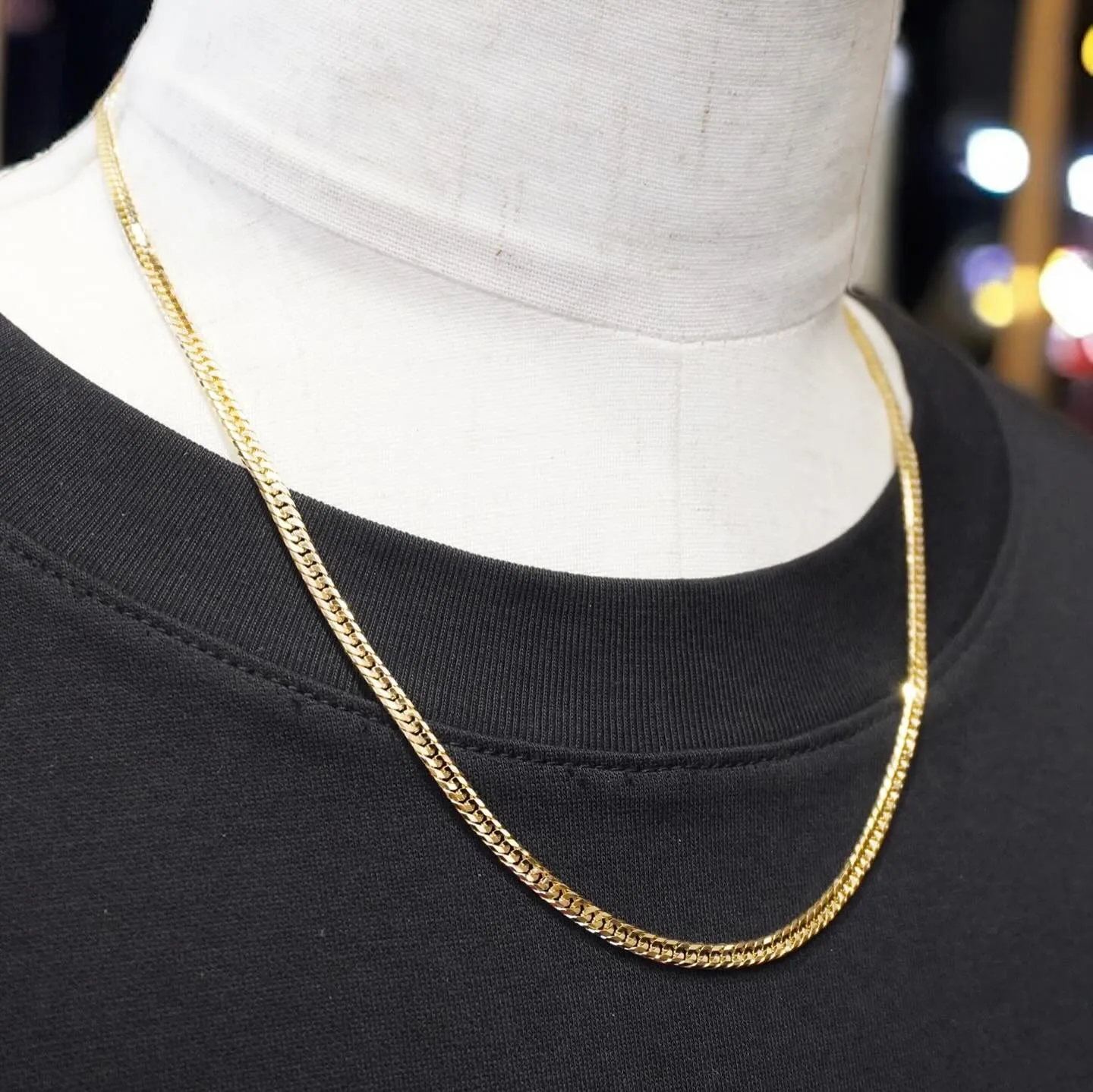 K18 新入荷16面カットダブル⁎⁺˳✧༚