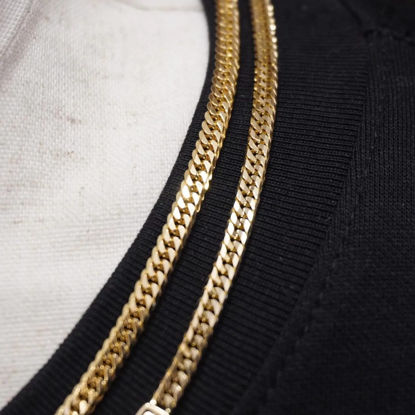 K18 新入荷16面カットダブル⁎⁺˳✧༚