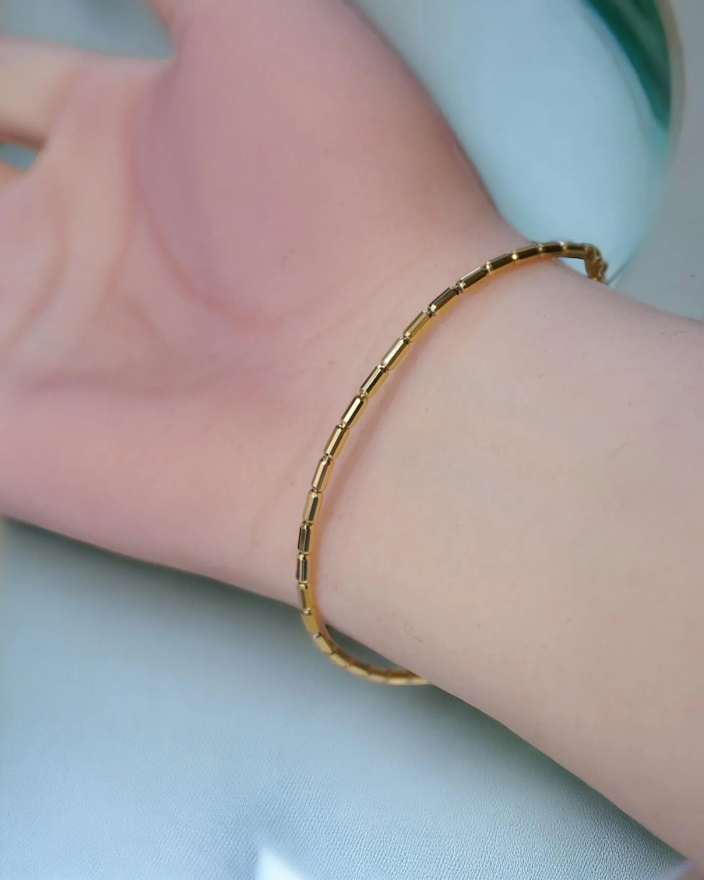 K18 ダイヤモンド ブレスレット⁎⁺˳✧༚