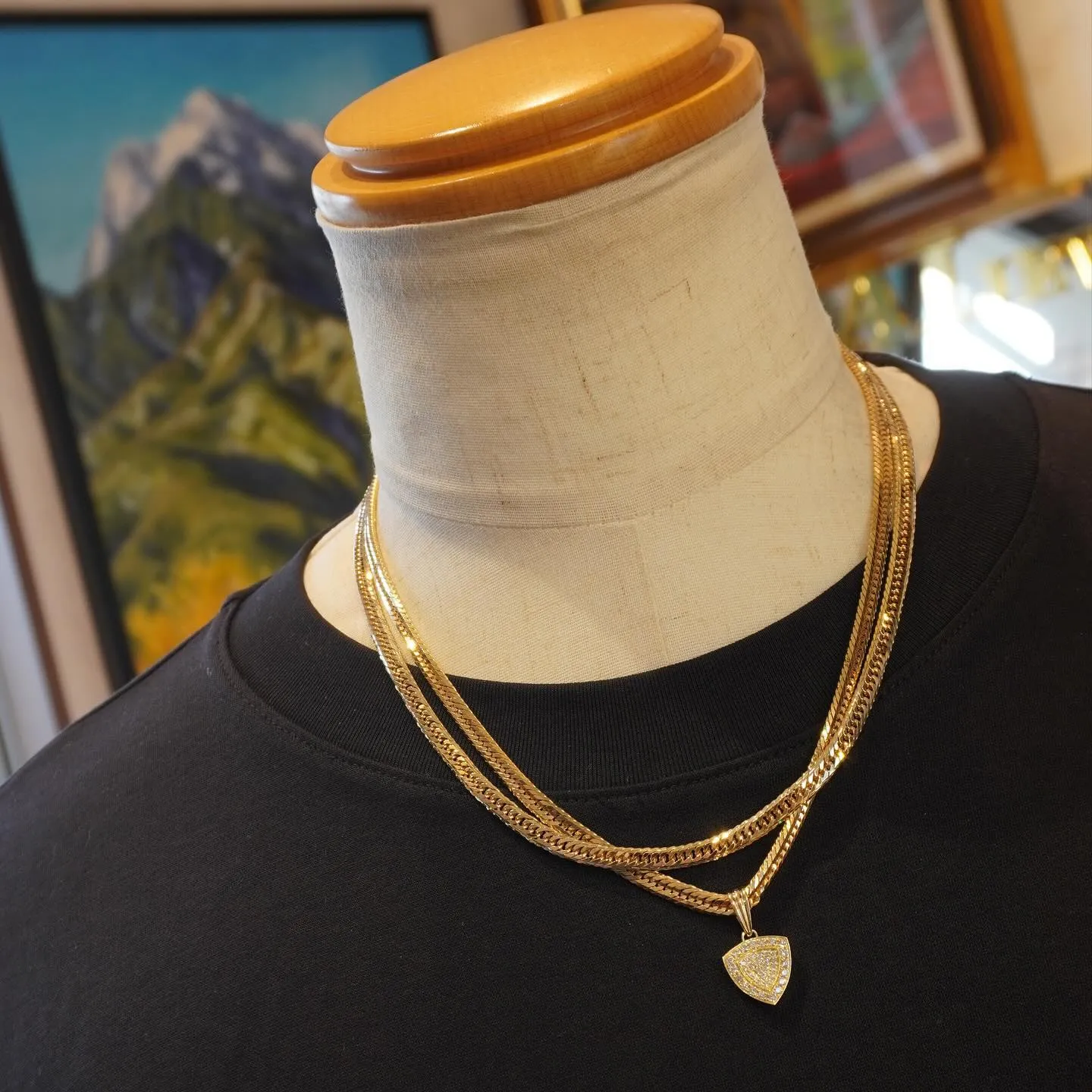 K18 ダイヤモンドペンダント💎