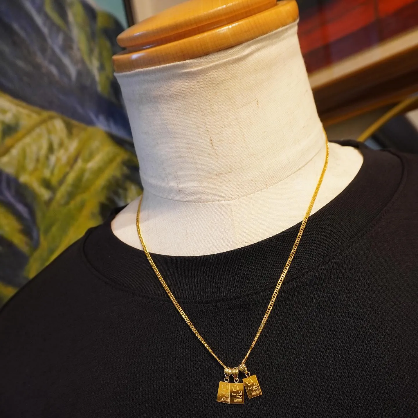 K24/K18 1gプレートペンダント⁎⁺˳✧༚