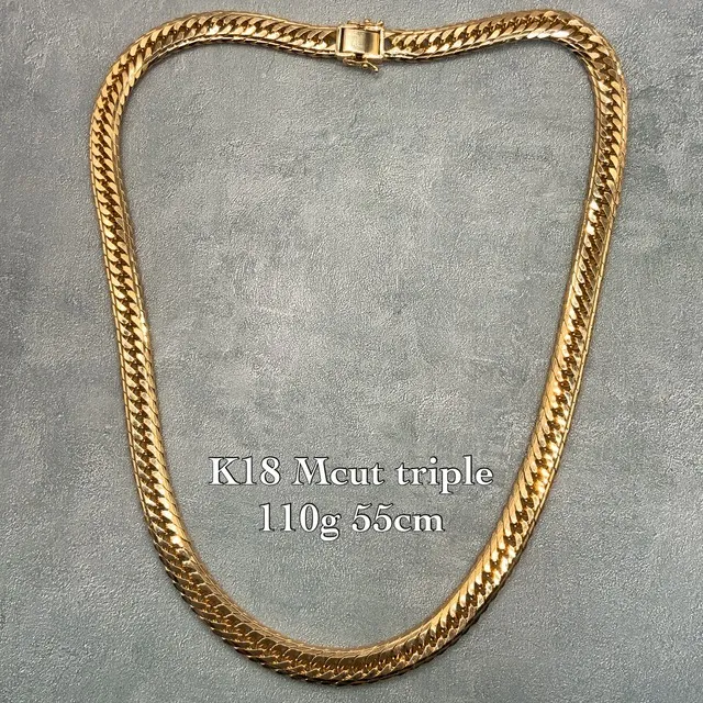 18金で差をつける！Mカットトリプル喜平の魅力を徹底解説