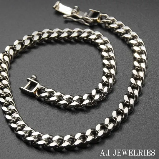 輝きの芸術：プラチナ850の2面カットシングル喜平チェーンの魅力