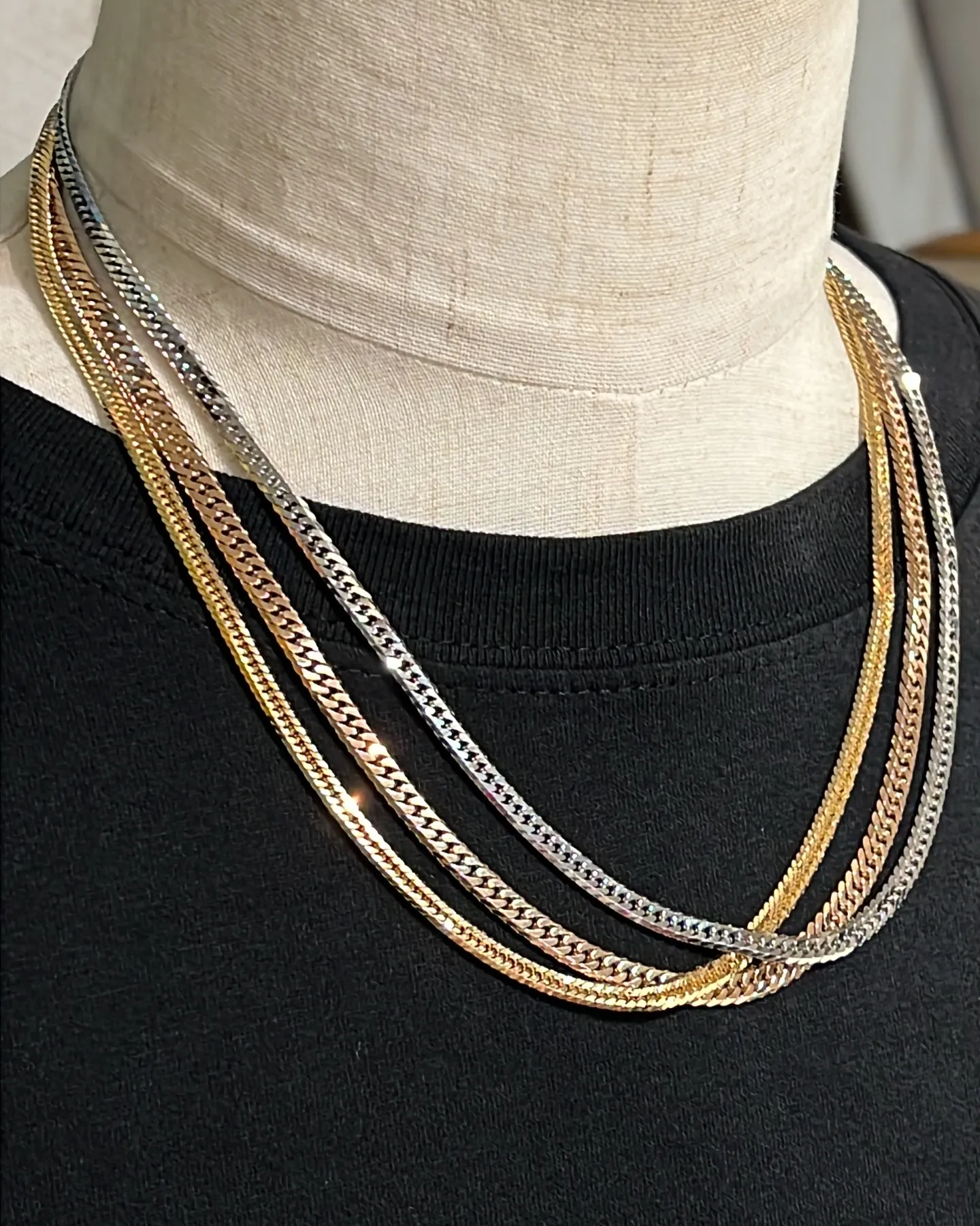 K18/PG/PT  喜平の色味を比較 ✨