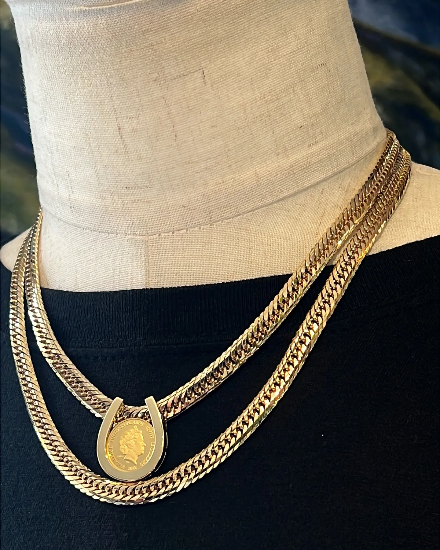 K18/K24 コインペンダント✨