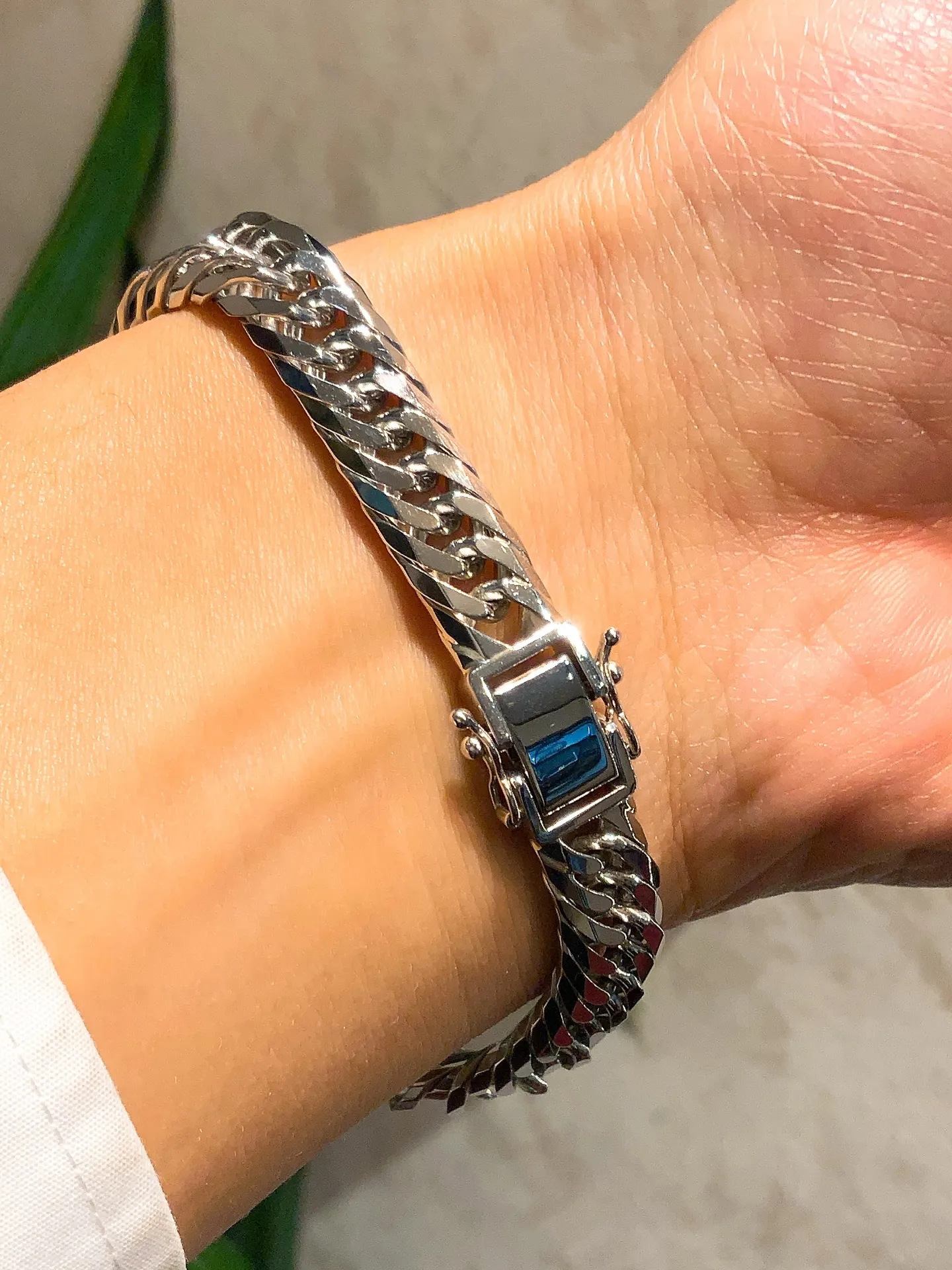 ✨50gの迫力、Pt喜平ブレスレット✨