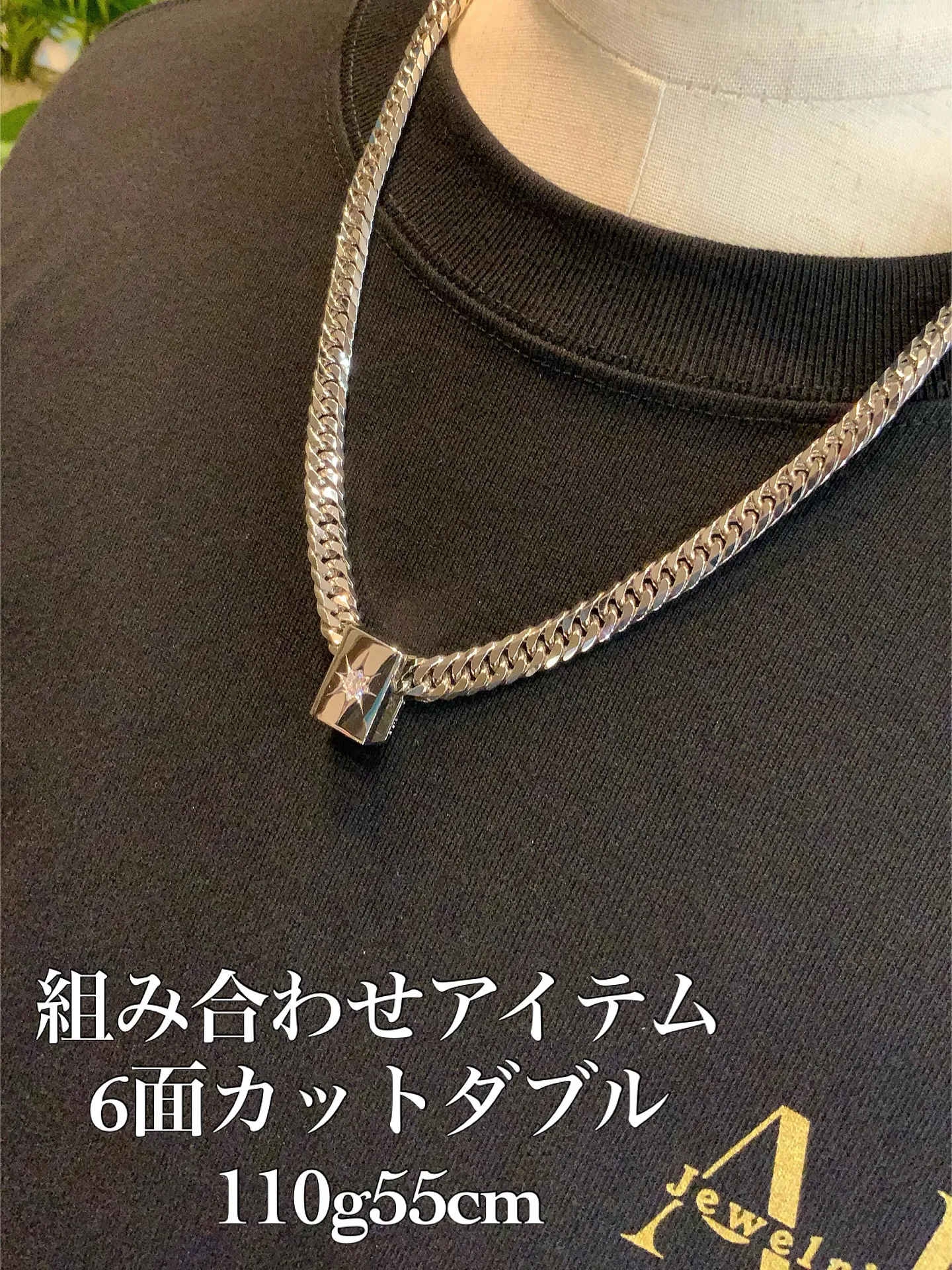 ✨PT900 ダイヤモンド ビーズペンダント✨