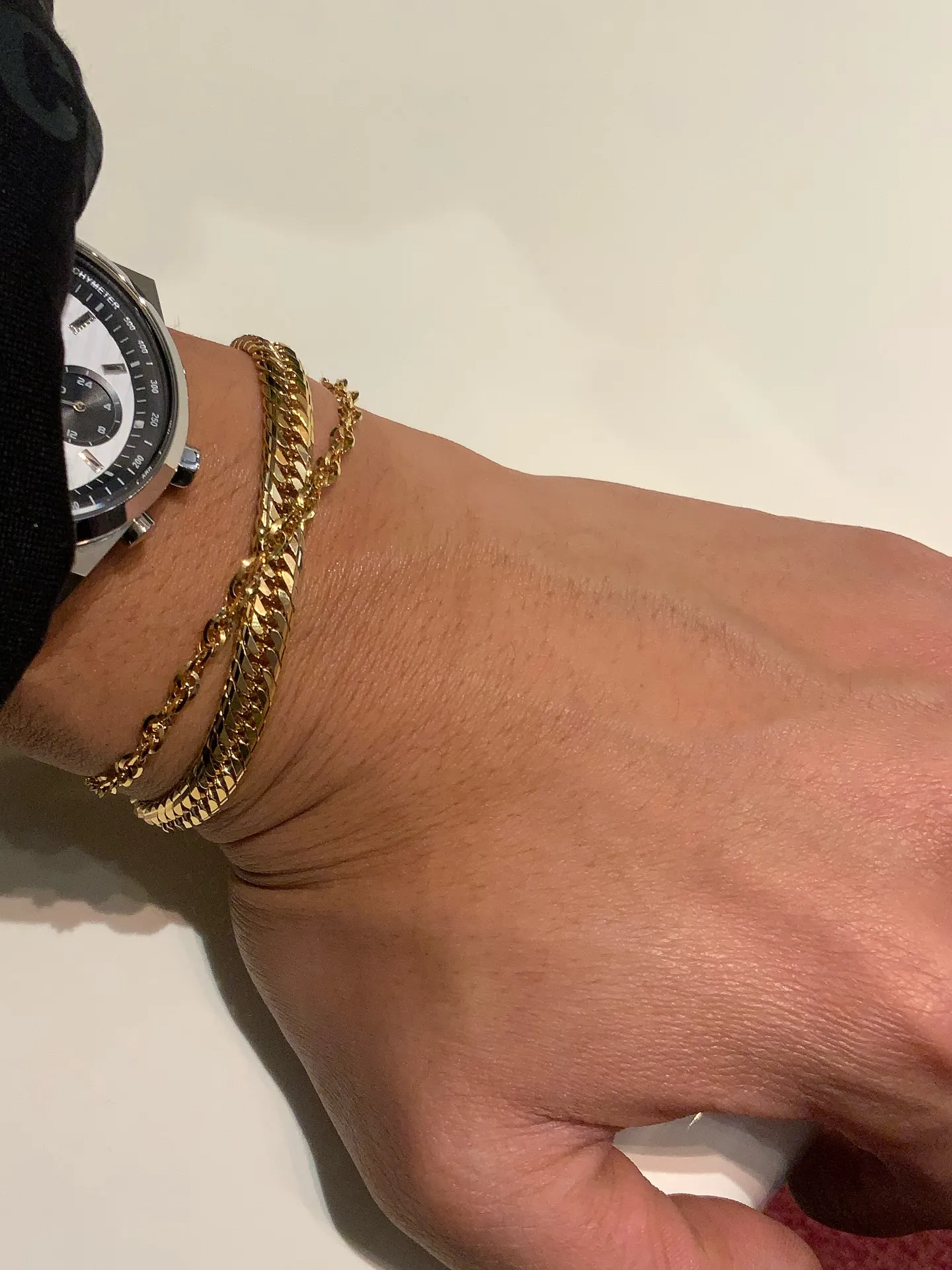 ✨異なる存在感、K18ブレスレット✨