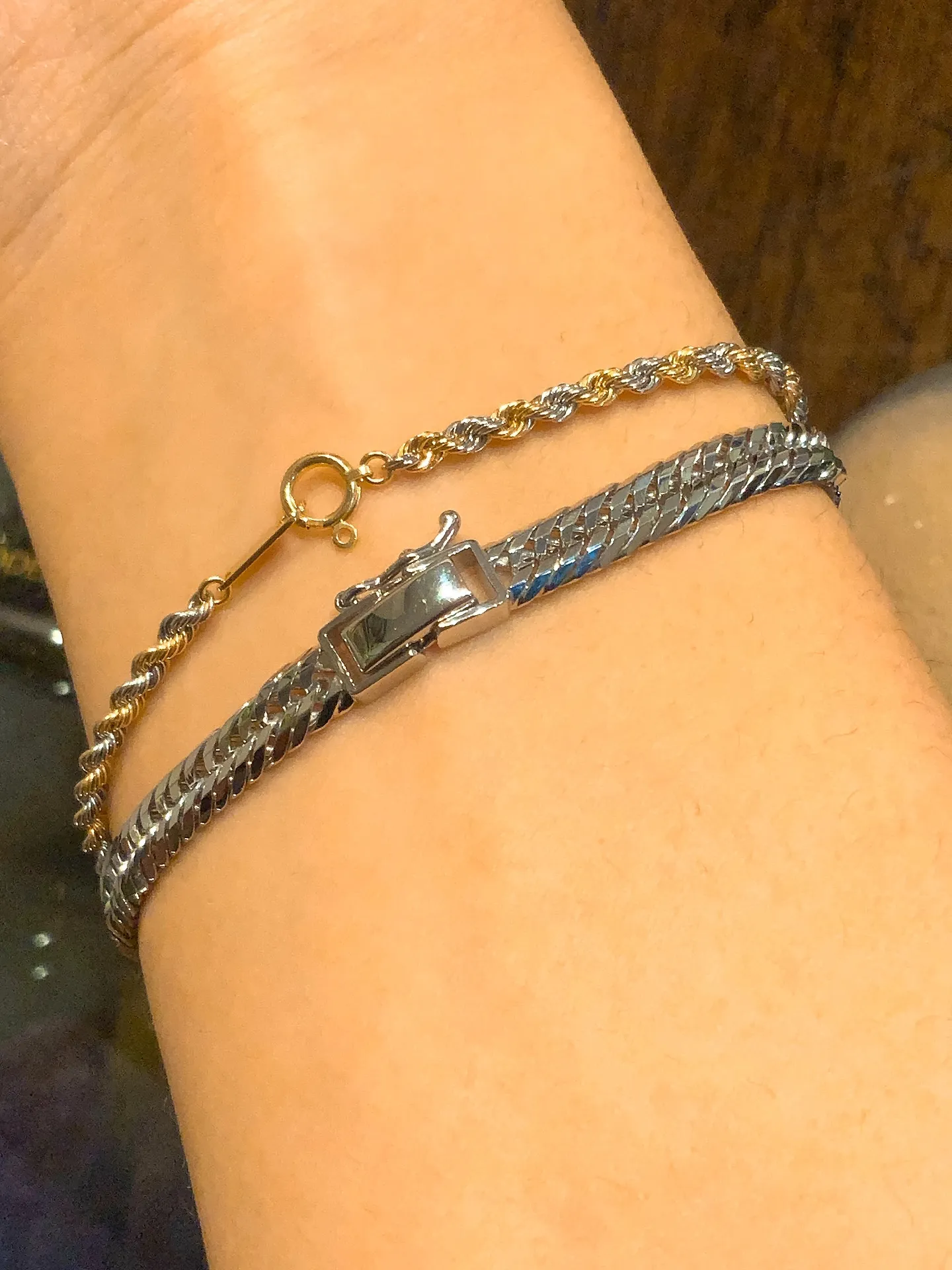 ✨手元で差がつく、18cmブレスレット✨