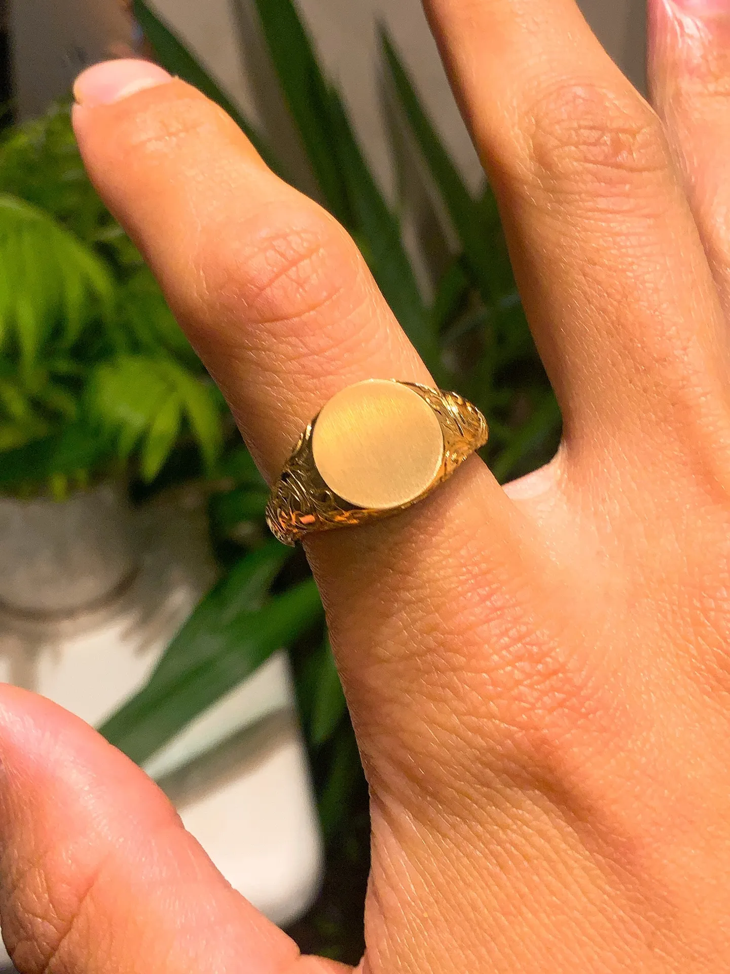 💍✨重厚感で魅せる、シグネットリング✨💍