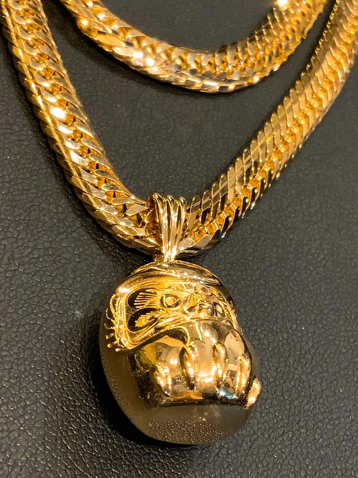 🔥K18 ダルマチャームペンダント🔥