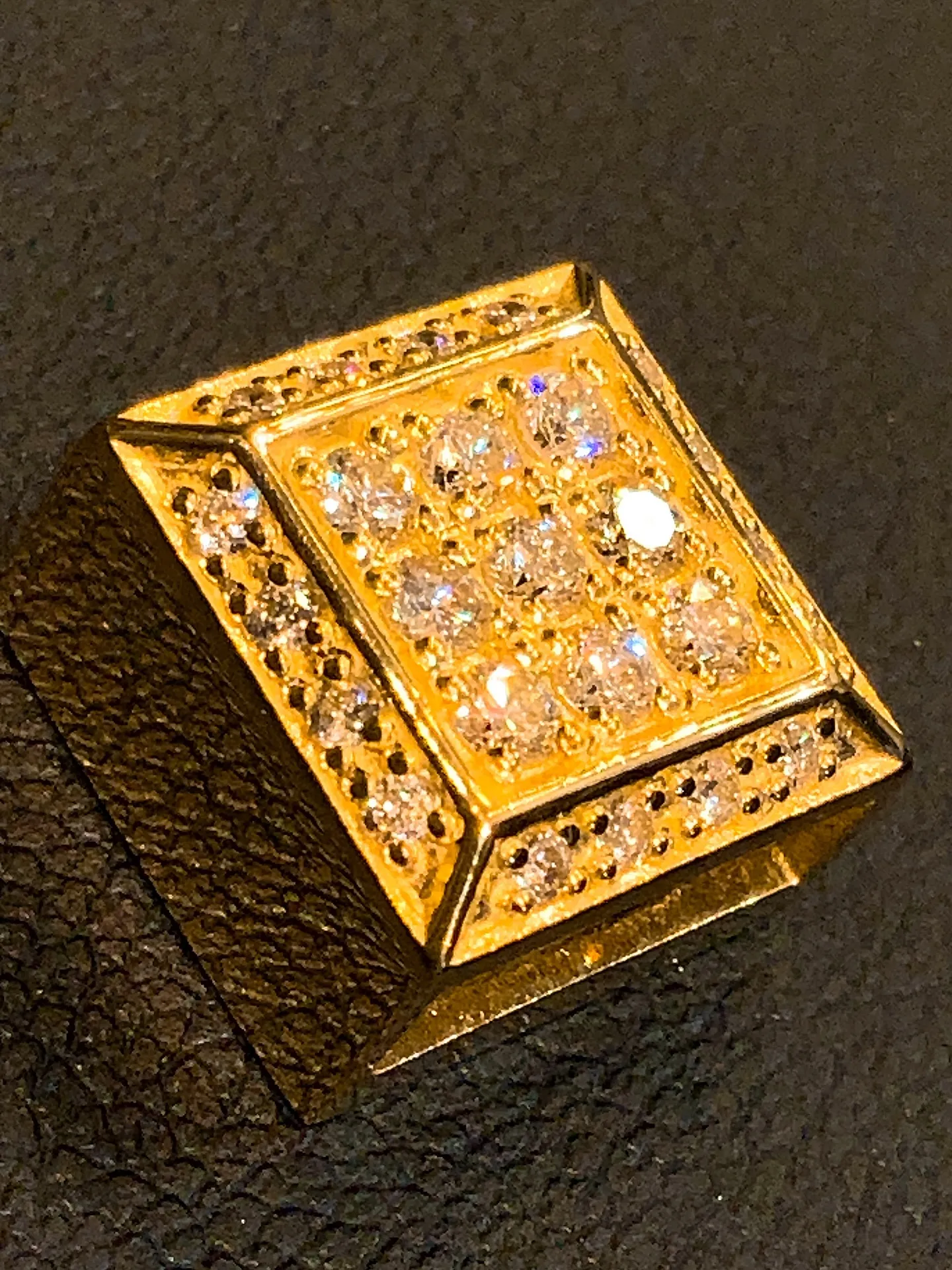 ✨K18 ダイヤモンドビーズペンダント（リバーシブル仕様）✨