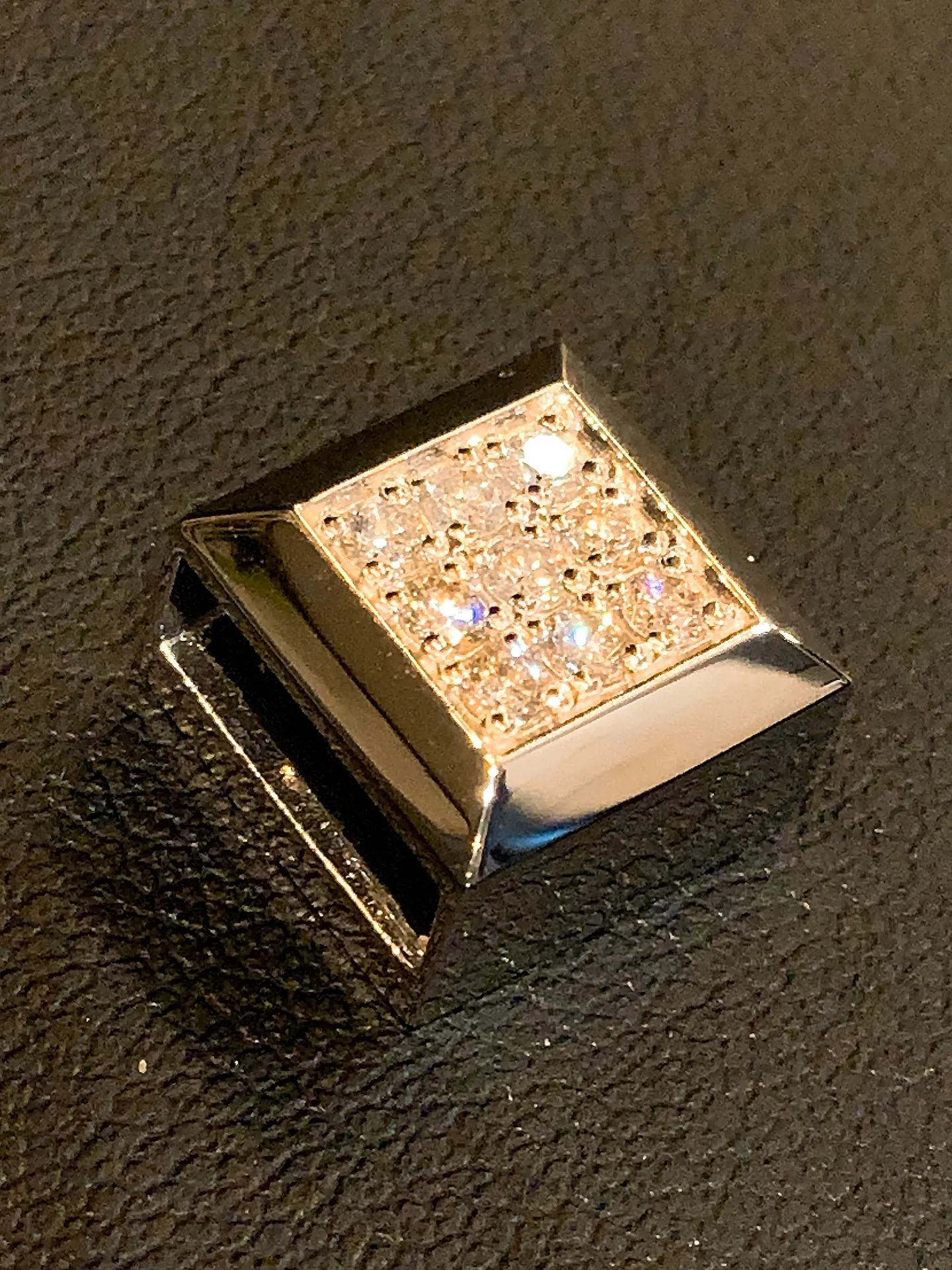 ✨PT900 ダイヤモンドビーズペンダント（リバーシブル仕様...