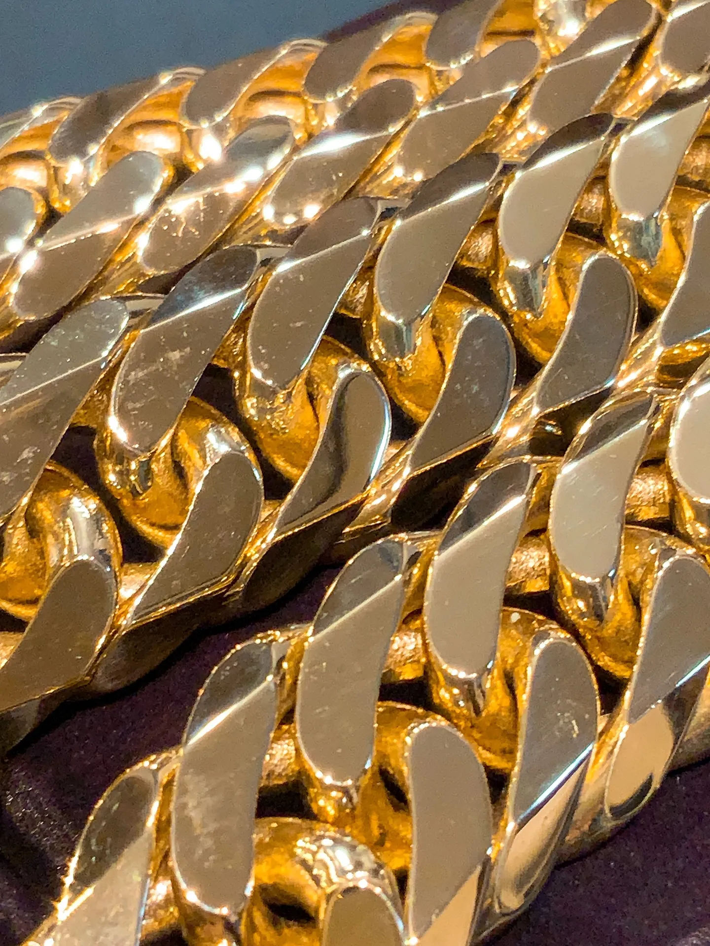 👑K18 6面ダブル 喜平ネックレス👑