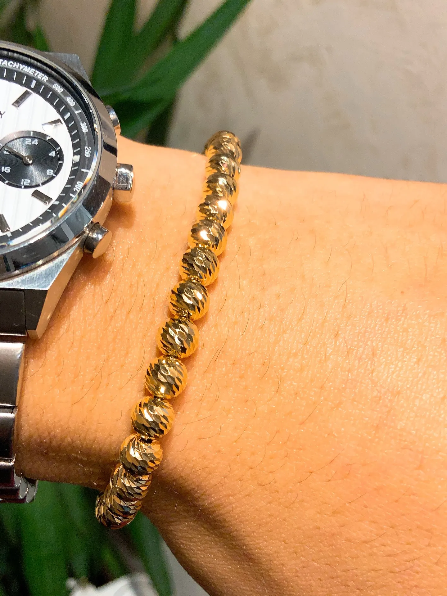 🌟K18 ミラーボールブレスレット 6mm🌟