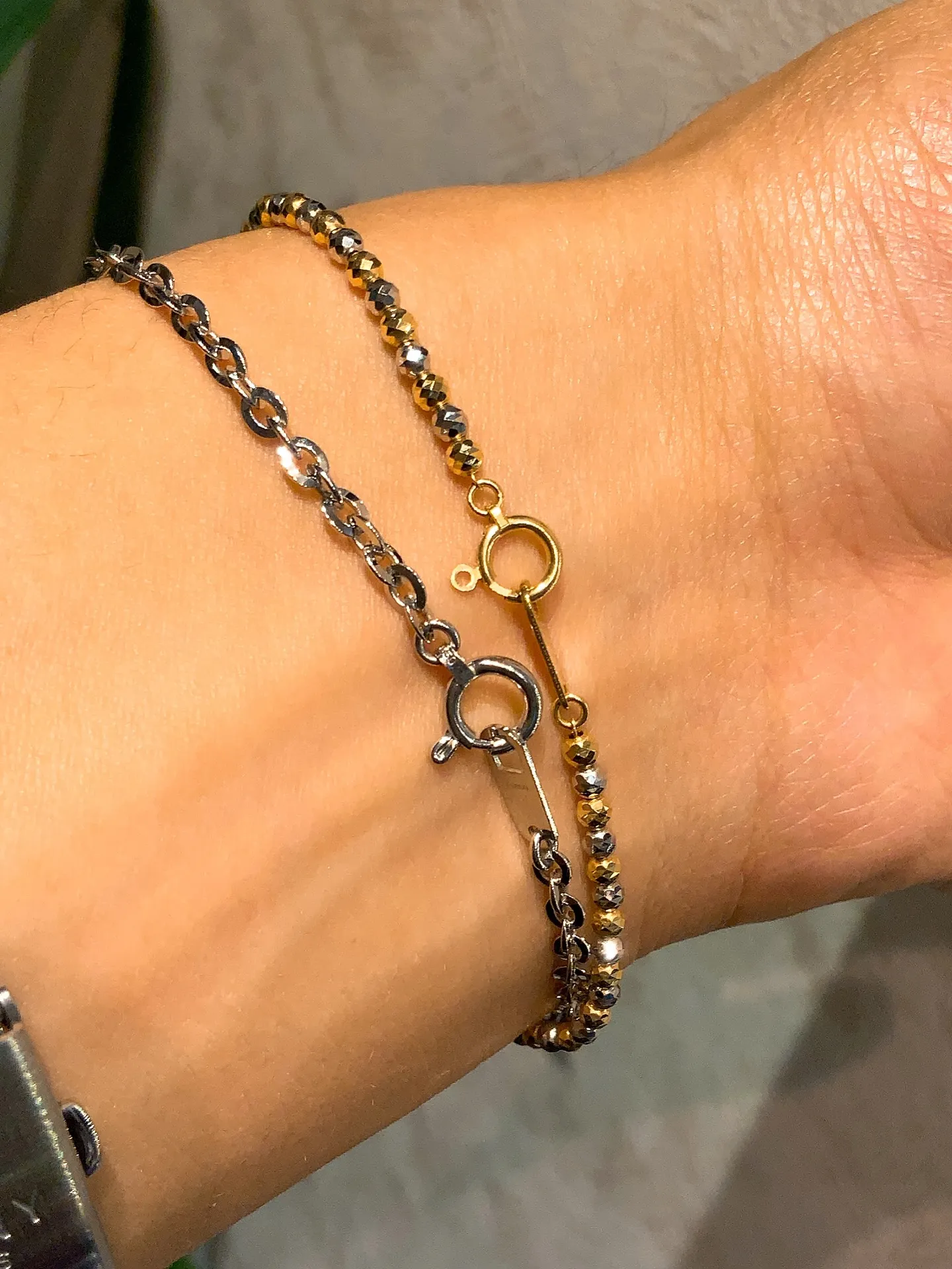 🔥K18ブレスレット セットスタイル🔥