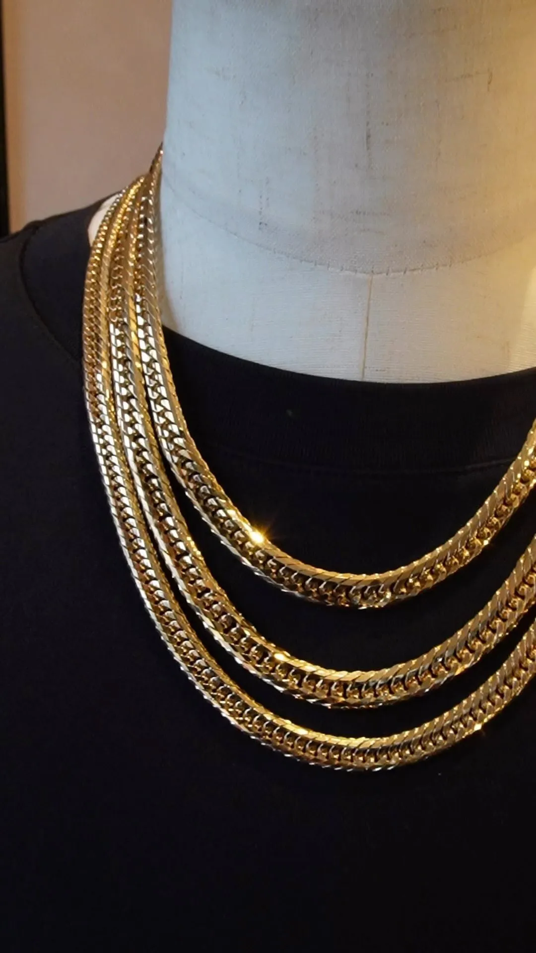 K18 20面カットトリプル 100g 50cm