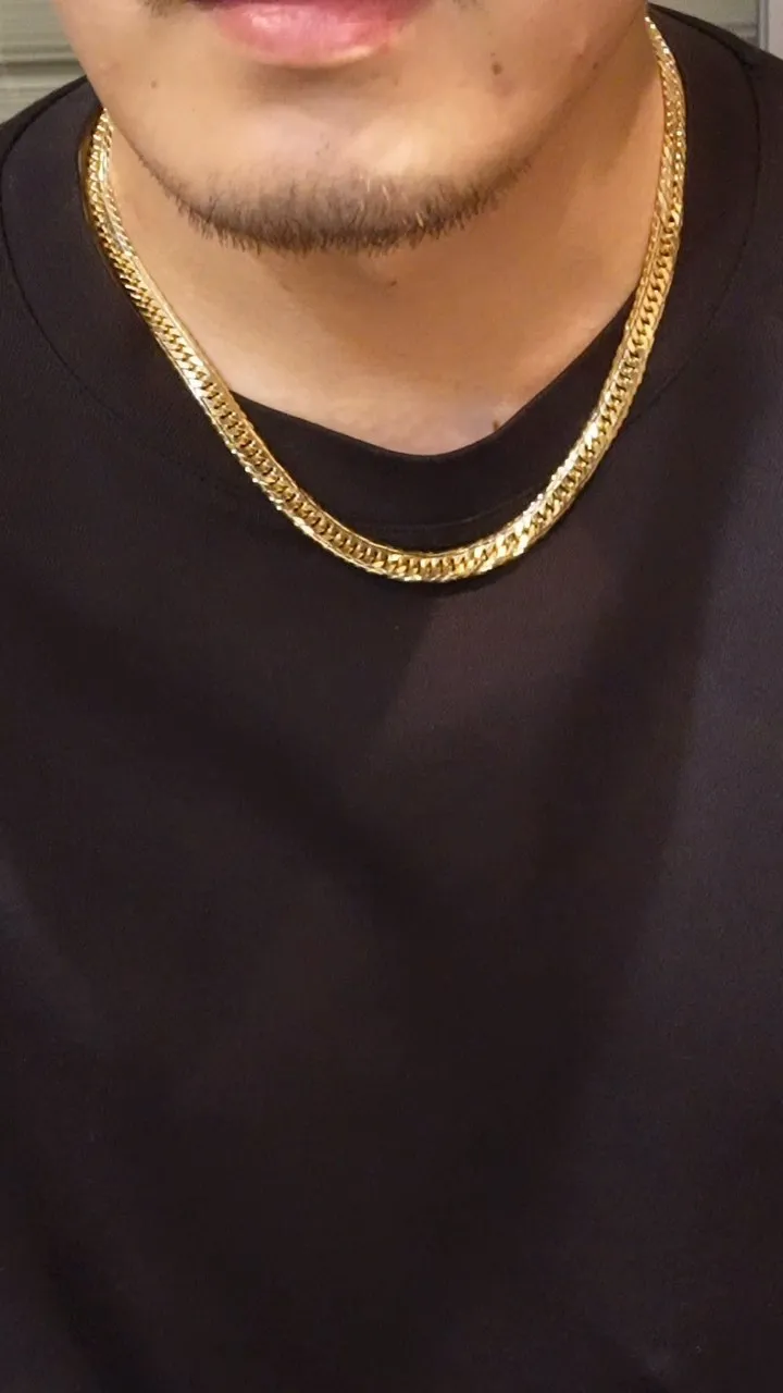 18金 Mカットトリプル 80g 50cm 喜平ネックレス