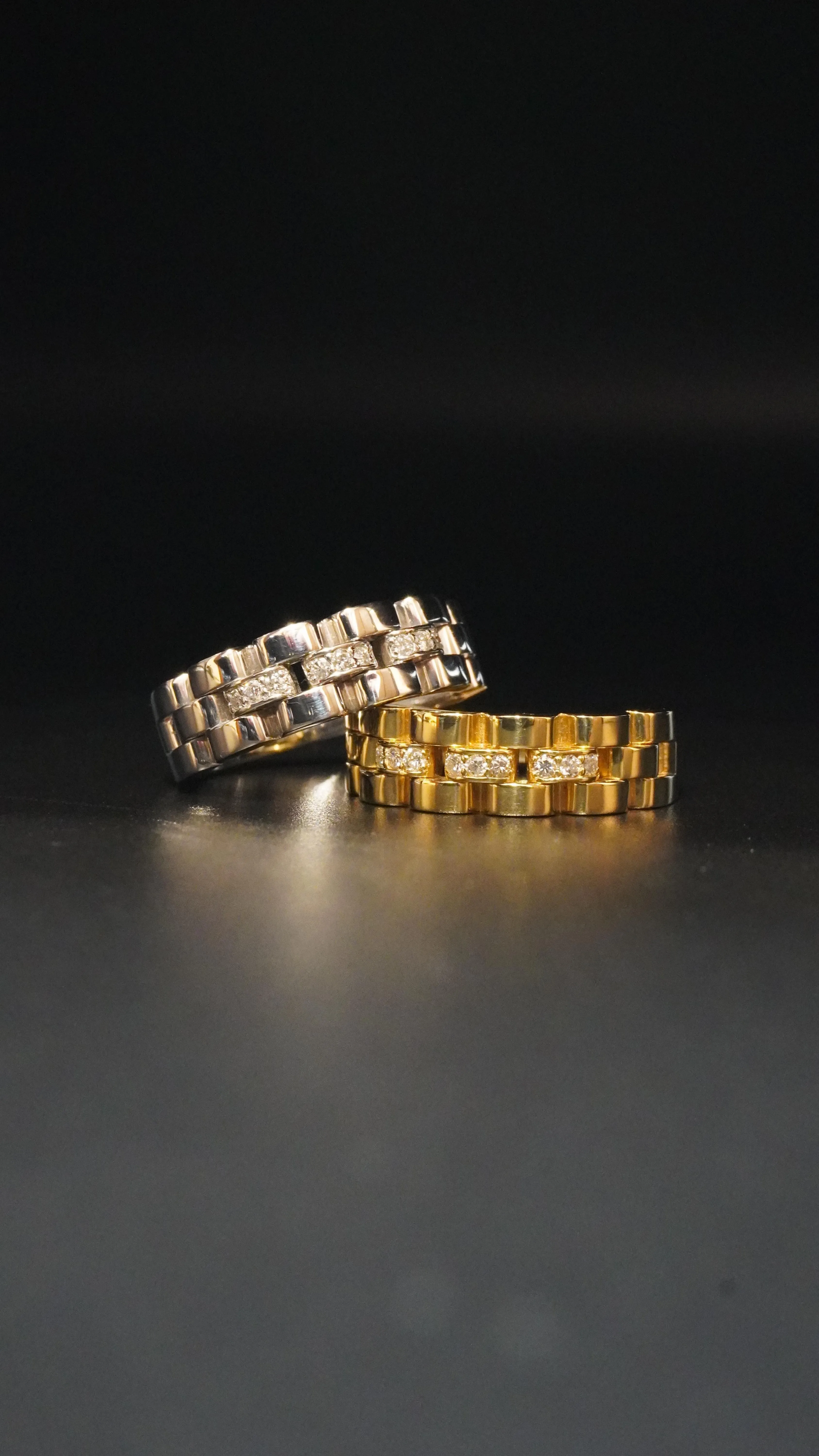 K18 PT900 ダイヤモンドリング⁎⁺˳✧༚