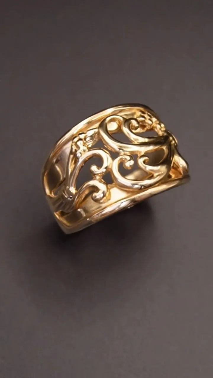 K18 メンズリング⁎⁺˳✧༚