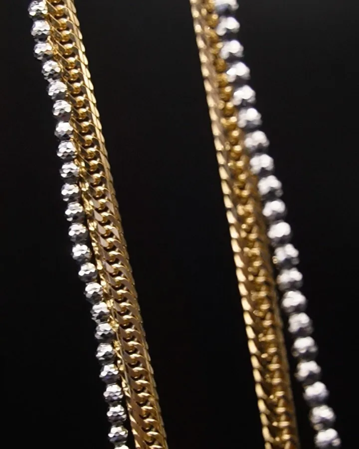 K18 pt850 重ね付け⁎⁺˳✧༚